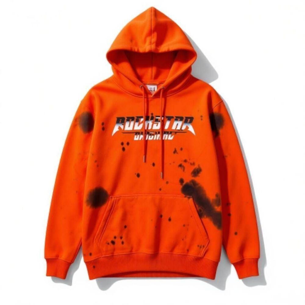 ROCKSTAR ORIGINAL TAP Painter Hoodie RED Pullover Size 3XL